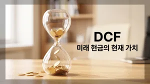 DCF 계산은 미래 현금흐름을 현재가치로 바꾸는 과정입니다