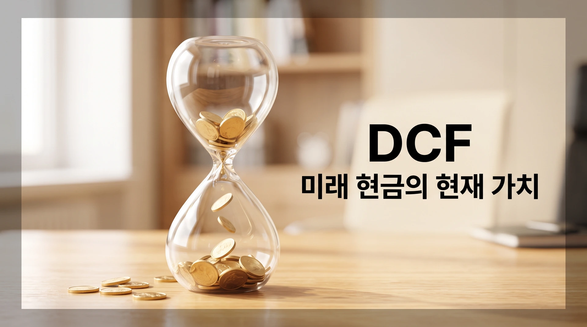 DCF 계산은 미래 현금흐름을 현재가치로 바꾸는 과정입니다